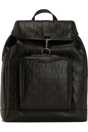 Karl Lagerfeld K/Loom leather backpack
