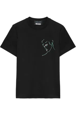 Msgm Embroidered-motif T-shirt
