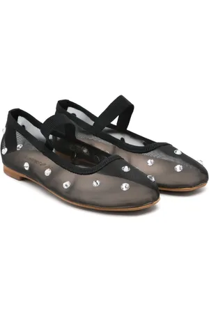 Florens Rhinestone-embellished ballet flats