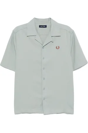 Fred Perry Piqu?? revere-collar shirt
