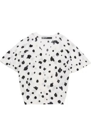 Bimba y Lola Polka dot v-neck top