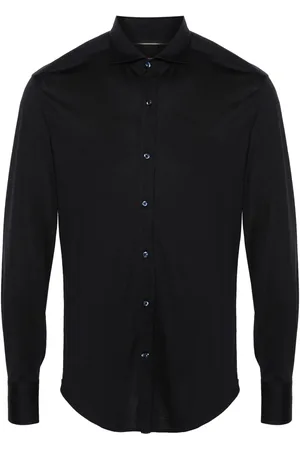 Brunello Cucinelli Spread-collar jersey shirt