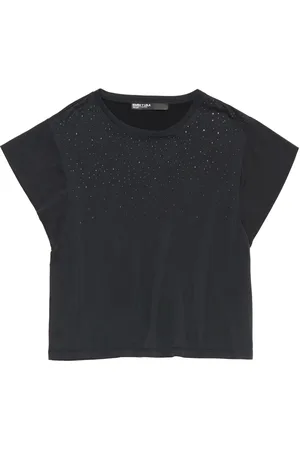 Bimba y Lola Beaded-detail short-sleeve T-shirt