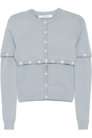 Rokh Logo-embroidered cardigan