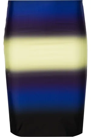 The Attico Gradient-effect swim skirt