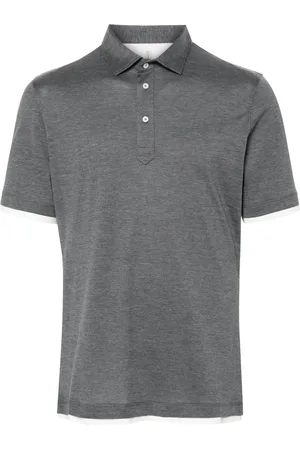 Brunello Cucinelli Layered-effect polo shirt