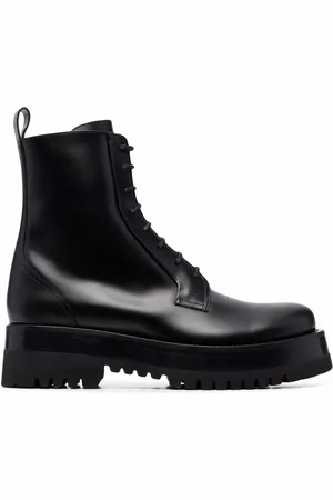 VALENTINO GARAVANI Ankle-length lace-up boots