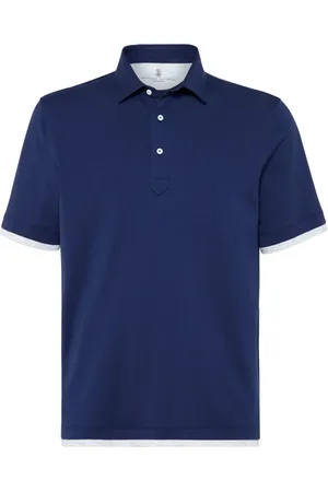 Brunello Cucinelli Polo-collar cotton polo shirt