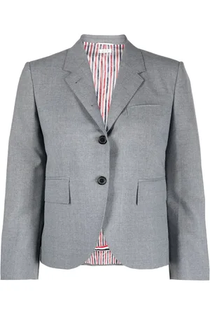 Thom Browne Shrunken-fit cropped blazer
