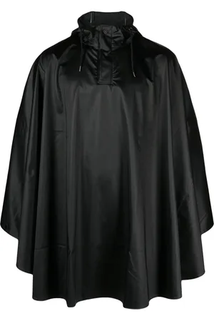 Rains Drawstring hooded raincoat