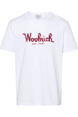 Woolrich Embroidered-logo cotton T-shirt