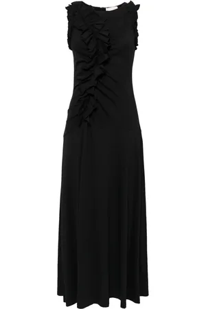 ULLA JOHNSON Bendetta ruffled midi dress