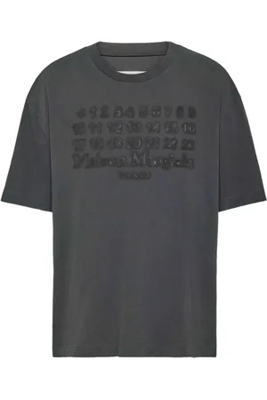 Maison Margiela Numbers-embroidered T-shirt