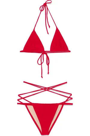 Norma Kamali Criss-cross bikini set