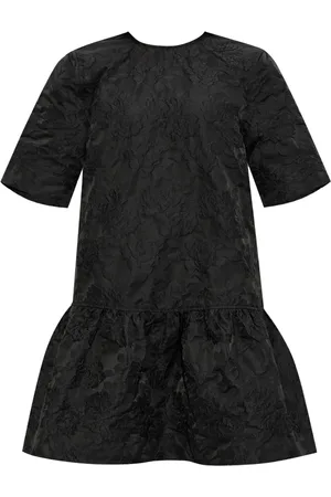 Ganni Botanical jacquard mini dress