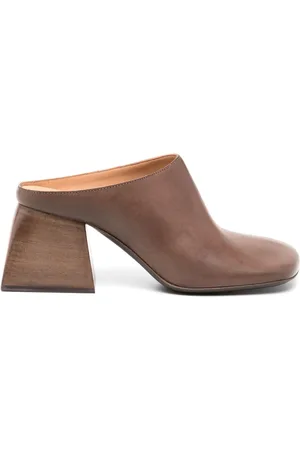 UMA WANG 70mm stone mules