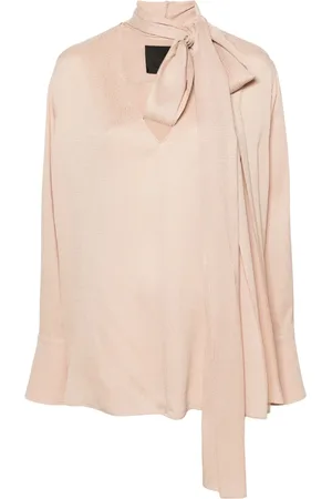 Givenchy Scarf-detail silk blouse