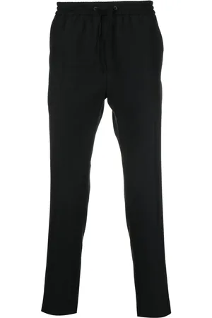 Calvin Klein Drawstring-waist straight-leg trousers