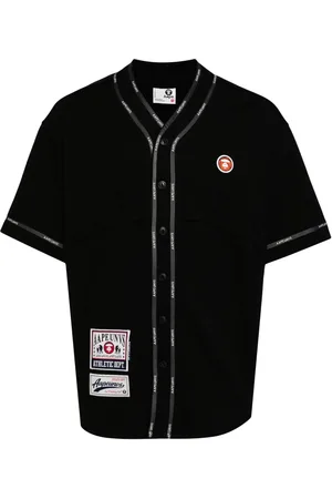 A Bathing Ape Logo-trim shirt