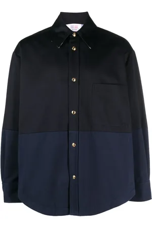 Thom Browne Two-tone cotton-gabardine jacket