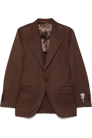 Simone Rocha Wide-peak blazer