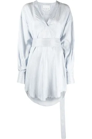 Sa Su Phi V-neck tied shirt-dress