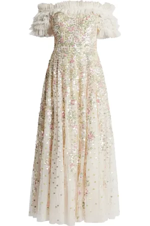 Needle & Thread Sequin-embellished dress