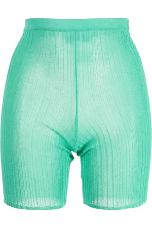 Marco Rambaldi Fine-knit high-waisted shorts