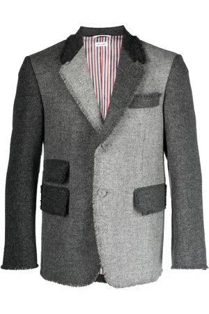 Thom Browne Panelled single-breasted suit jacket