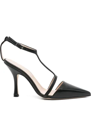 ANNA F. 95mm leather pumps