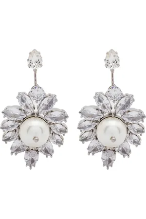 Simone Rocha Double Ended Crystal Crest earrings