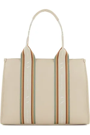 Armani Exchange Logo-strap tote bag