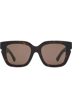 Burberry Inlaid Check square sunglasses