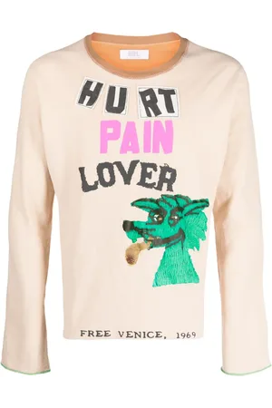 ERL Slogan-print long-sleeve T-shirt