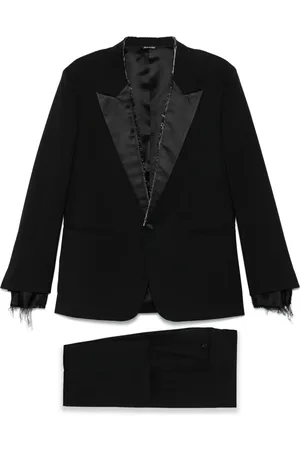 ERALDO Frayed-detail suit