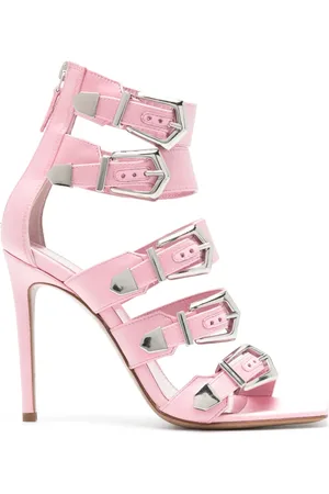 PARIS TEXAS Ursula 105mm satin sandals