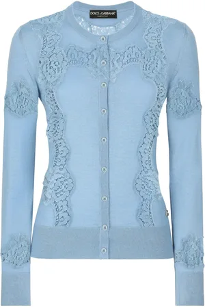 Dolce & Gabbana Lace embroidery detailing cardigan