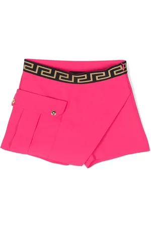 VERSACE La Greca wrap skorts