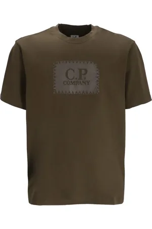 C.P. Company Label style-logo T-shirt