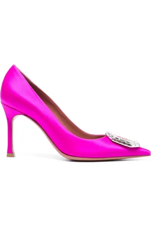 Amina Muaddi Camelia 90mm crystal-embellished pumps
