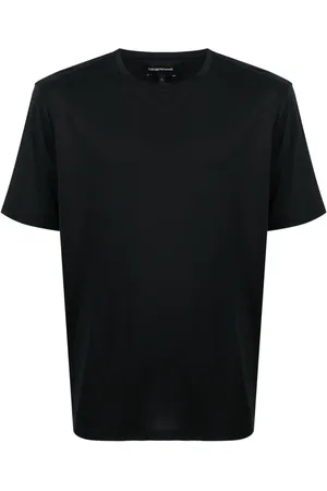 Emporio Armani Logo-embroidered crew-neck T-shirt