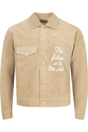 HUMAN MADE Logo suede jacket