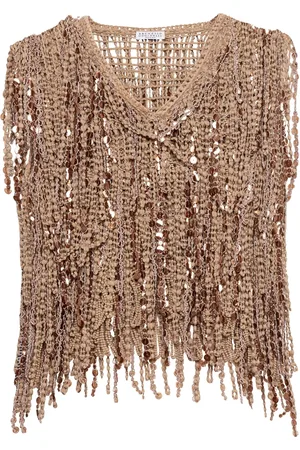 Brunello Cucinelli Dazzling Cascades top