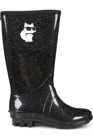 Karl Lagerfeld Choupette glitter wellies