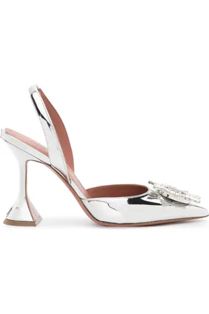 Amina Muaddi Begum 95mm slingback pumps