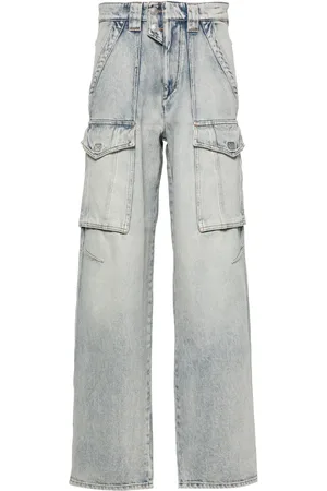 Isabel Marant Heilani mid-rise faded-effect jeans