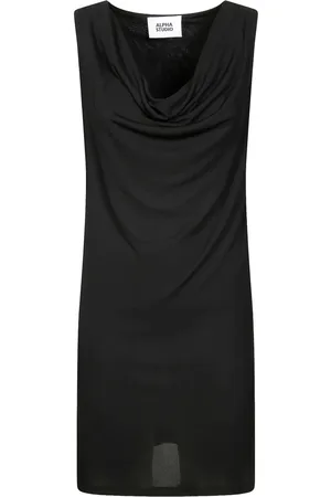 ALPHA STUDIO Semi-sheer mini dress