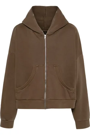 Entire Studios Organic-cotton zipped hoodie