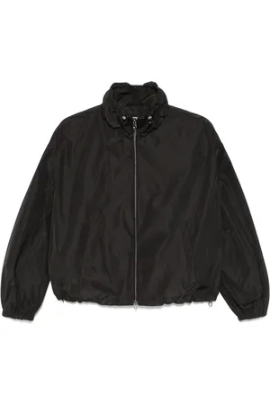 HERNO Drawstring-collar jacket