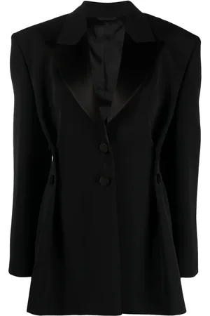 Givenchy Pleated single-breasted wool blazer